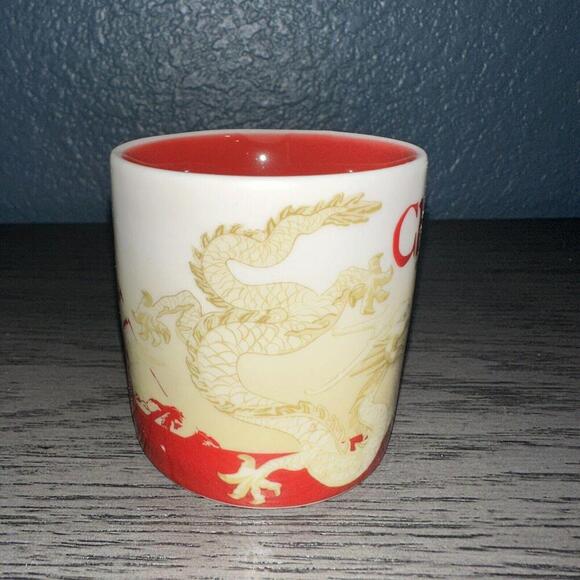 Starbucks CHINA Global Icon Espresso Demitasse Mini 3 oz Mug 2008 - Picture 2 of 5